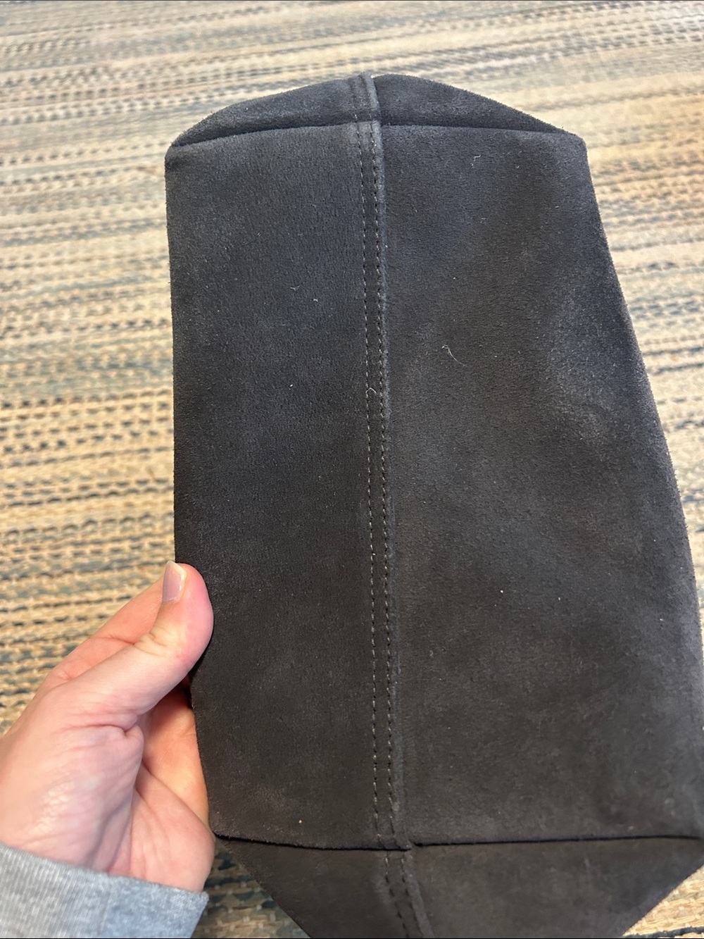 Madewell Black Suede Shoulder Hobo Bag - Picture 5 of 5
